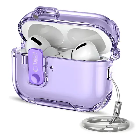 Tech-Protect Bounce Pro fialové / Pouzdro pro sluchátka / AirPods Pro 3