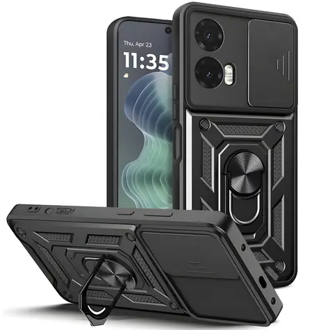 Tech-Protect CamShield Pro černá / Zadní kryt / Motorola Moto G35 5G / Ochrana kamery