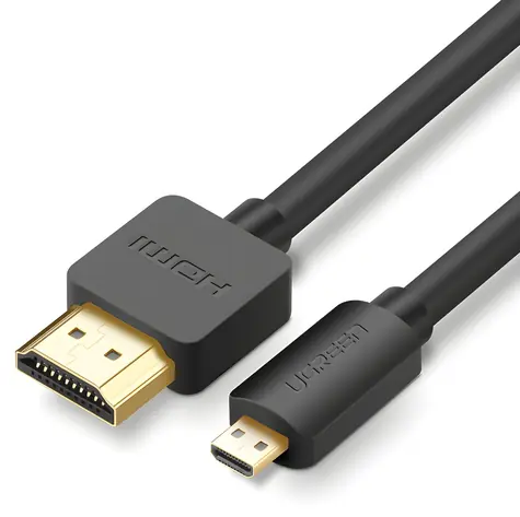 UGREEN HD127 Micro HDMI - HDMI 1 m černá / Kabel / 4K 60Hz