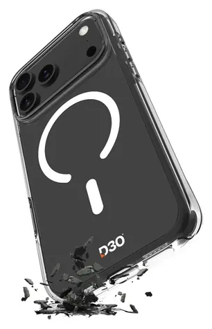 Puro Impact Clear transparentní / Pouzdro / MagSafe / D3O / iPhone 17 Pro Max