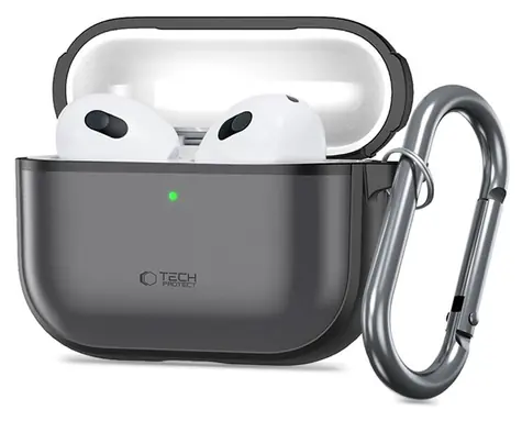 Tech-Protect Silicone Case matná černá / Pouzdro / silikonové / pro Apple AirPods Pro 3