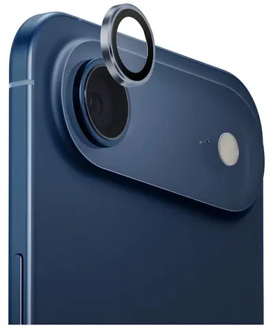 Uniq Optix hliníkový ochranný kryt objektivu pro iPhone Air modrá / Ochrana čočky fotoaparátu / s aplikátorem
