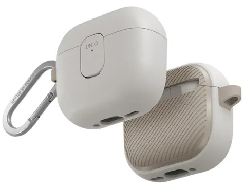 Uniq Clyde Lock pouzdro pro AirPods 4 béžová / Pouzdro
