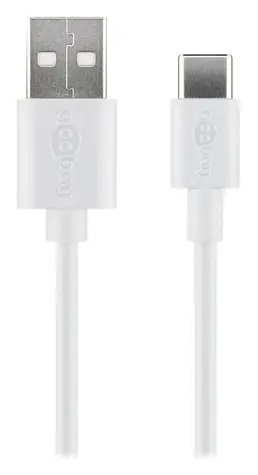 Goobay USB-A - USB-C / Nabíjecí a datový kabel / 1 m