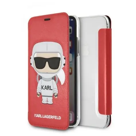 Karl Lagerfeld Space Cosmonaut červená / Kryt / Apple iPhone X, iPhone XS