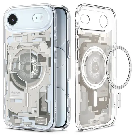 Spigen Ultra Hybrid Zero One natural titanium / Ochranný kryt / MagSafe / Apple iPhone 17 / TPU + PC