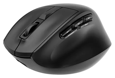 Gembird MUSW3-9B-01 černá / Myš / ergonomická / bezdrátová / 9 tlačítek