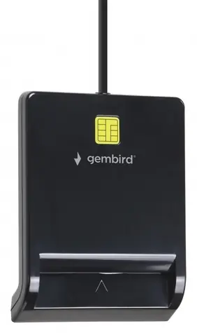 Gembird FD2-SCR černá / Čtečka karet / Smart card / USB 2.0