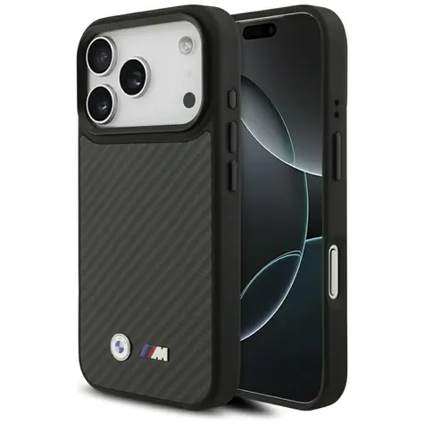 BMW Zadní kryt M Kevlar matný MagSafe pro iPhone 17 Pro černá / Kryt / Kevlar
