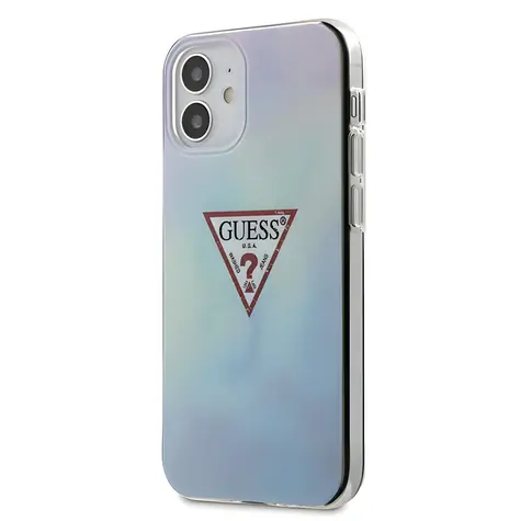 GUESS Tie & Dye modrá / Zadní kryt / pro Apple iPhone 12 mini / plastový hardcase
