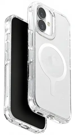 UNIQ LifePro Xtreme MagClick čirá se třpytkami / Pouzdro / iPhone 17 / MagSafe nabíjení
