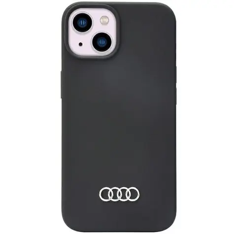 Audi Silicone černá / Kryt / Apple iPhone 14
