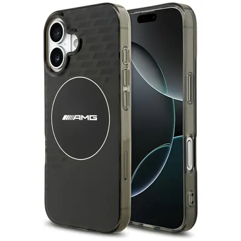 Mercedes AMG Nauble Layer Smocked transparentní černá / Zadní kryt / MagSafe / pro iPhone 17