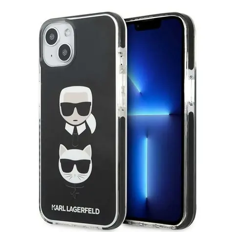 Karl Lagerfeld K&CH Head černá / Kryt / iPhone 13