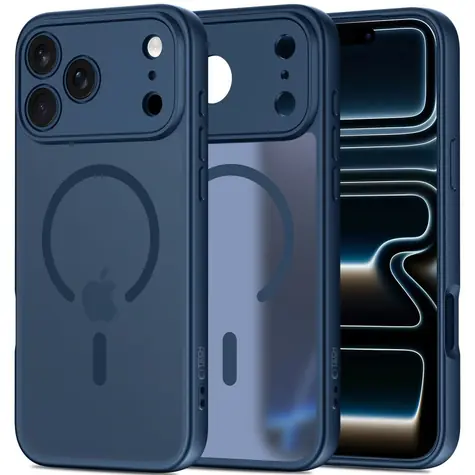 Tech-Protect BasicMag MagSafe tmavě modrá / Kryt / Apple iPhone 17 Pro Max / MagSafe