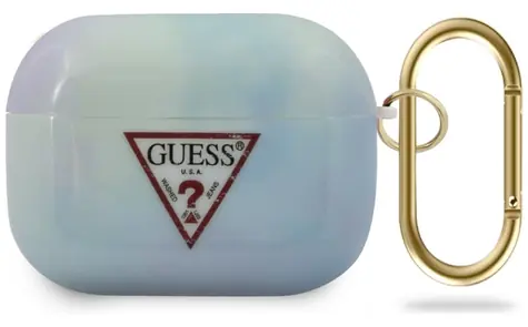 Guess Tie & Dye Collection pouzdro pro Apple AirPods Pro modrá / Pouzdro