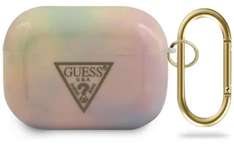 GUESS GUACAPTPUMCGG01 růžová / TPU pouzdro / Tie & Dye / pro Apple AirPods Pro