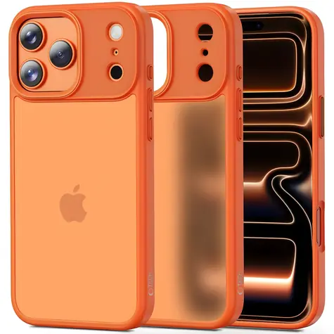 Tech-Protect MagMat matná oranžová / Kryt / Apple iPhone 17 Pro Max / MagSafe