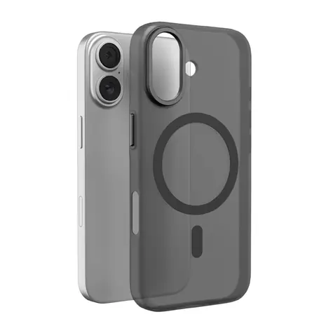 Puro Lightfeel iPhone 17 transparentní, černá / Kryt / MagSafe