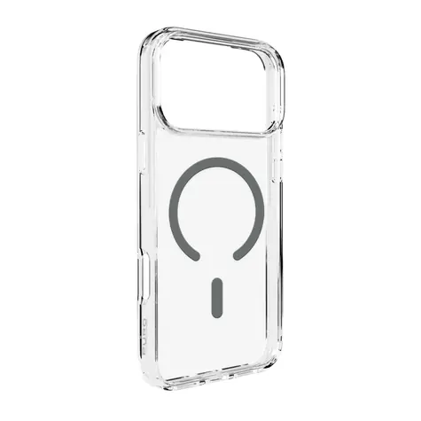 Puro Lite Mag iPhone 17 Pro transparentní, šedý rámeček / Pouzdro / MagSafe