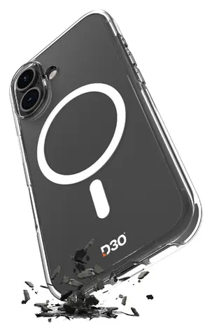 Puro Impact Clear iPhone 17 transparentní / Kryt / D3O / MagSafe
