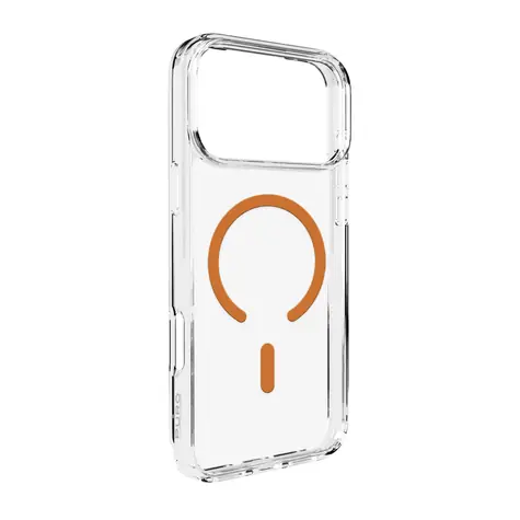 Puro Lite Mag transparentní, oranžový prstenec / Kryt / MagSafe / iPhone 17 Pro Max