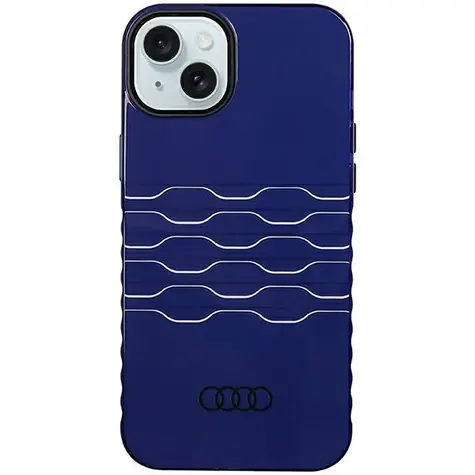 Audi IML MagSafe kryt pro iPhone 15 Plus a 14 Plus modrá / Kryt / MagSafe