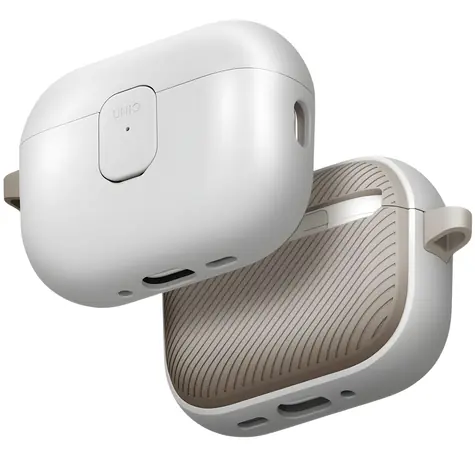UNIQ Clyde šedo-béžové / Pouzdro / pro Apple AirPods Pro 3