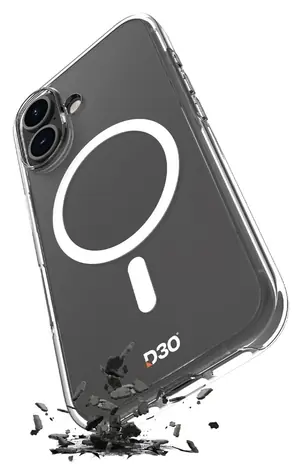 Puro Impact Clear D3O transparentní / Pouzdro / MagSafe / iPhone 16