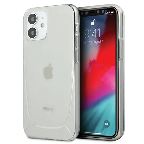 Mercedes Transparent Line čirá / Kryt / Apple iPhone 12 mini