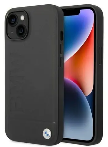 BMW Signature MagSafe iPhone 14 černá / Zadní kryt / Hardcase / Potisk loga