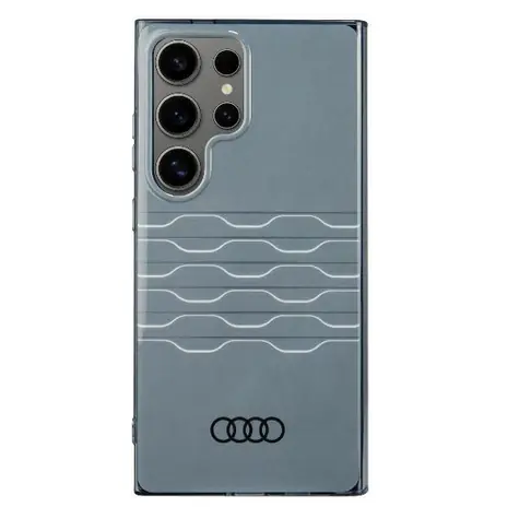 Audi IML Geometric Pattern šedá / Pouzdro / Samsung Galaxy S24 Ultra (SM-S928) / hardcase