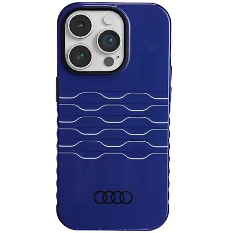 Audi IML MagSafe kryt modrá / Kryt na iPhone 14 Pro / MagSafe