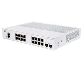 Cisco Business CBS350-16T-E-2G-EU REFRESH / Switch / 16x GbE RJ-45 / 2x SFP / Fanless / Managed