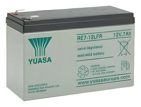 Yuasa RE7-12LFR / Baterie do UPS / 12V / 7Ah / Faston F2-6,3mm / Životnost 6-9 let