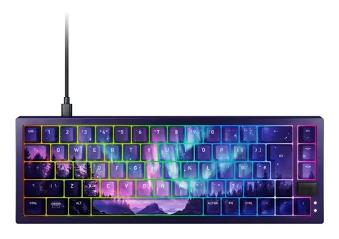 Cherry Xtrfy K5V2 & GP6 Northern Light / Herní klávesnice a podložka / mechanická / Cherry MX Northern Light / RGB