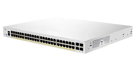 Cisco CBS350-48FP-4G-EU / Switch / 48x GbE RJ-45 / 4x SFP / PoE+ 740W / REFRESH