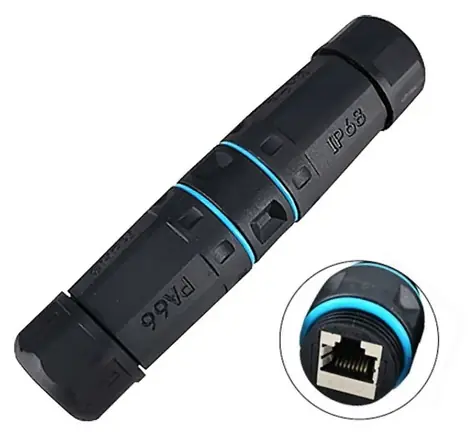 W-STAR SPRJ45C6P68 / Síťová spojka / RJ45-RJ45 / STP stíněná / Cat6 / IP68