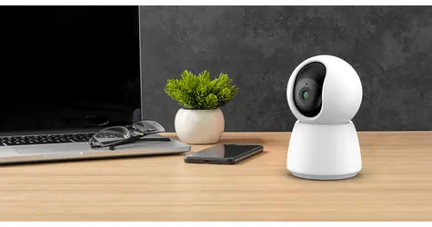iGET HOME Camera CS4 bílá / Vnitřní IP kamera / 2K / WiFi / LAN / noční vidění