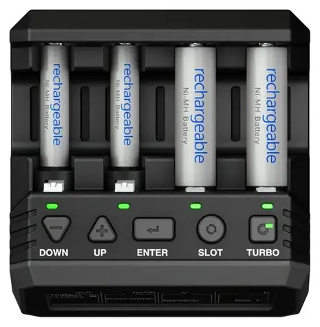 SkyRC NC2200 / Nabíječka baterií / AA/AAA / NiMH, NiCD / 4 sloty / Bluetooth