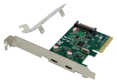 Conceptronic / Řadič / PCIe 3.0 / 2x USB-C 3.2 Gen 2 / 10 Gbps / UASP