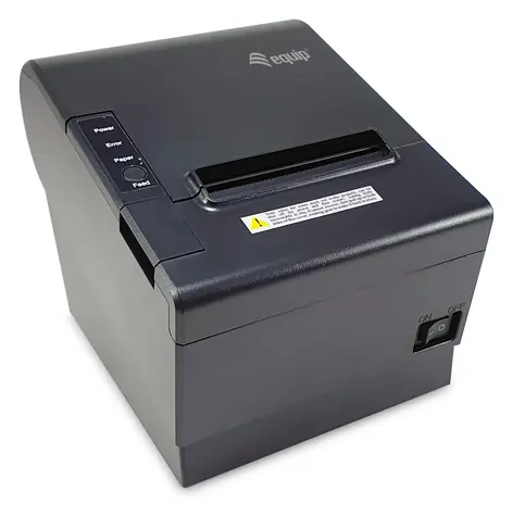 Equip Termotiskárna 80mm černá / Pokladní tiskárna / USB / Bluetooth / Wi-Fi / řezačka / 203 dpi