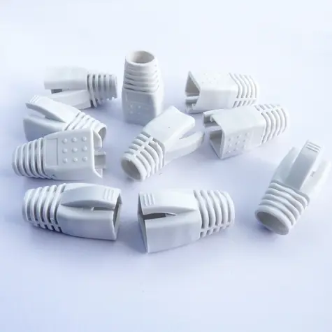 DATACOM Krytka pro RJ45 CAT6A, CAT7 bílá / Krytka konektoru / 10 ks
