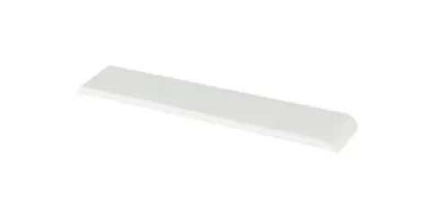 Leitz ERGO Cosy světle šedá / Podložka pod zápěstí ke klávesnici / nastavitelná výška / 71 x 437 mm
