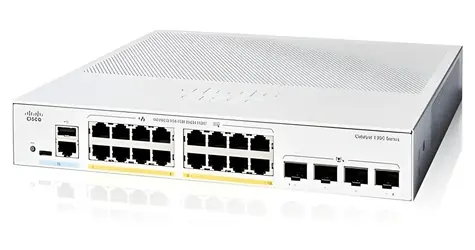 Cisco Catalyst C1300-16P-4X / Switch / 16x GbE / 4x SFP+ / 16x PoE+ / 120W / bez ventilátoru