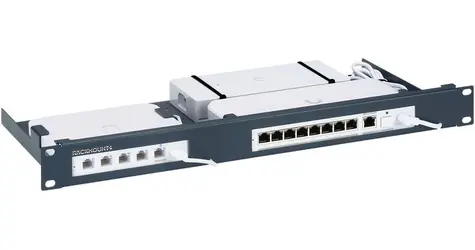 Rackmount.IT RM-UB-T8 tmavě modrá / Montážní sada do racku / 19