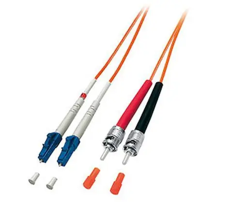Equip LC/ST oranžová / Optický patchkabel / Multimode duplex OM2 / 5 m / LSZH plášť