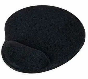 PremiumCord Podložka pod myš gelová černá / Podložka pod myš / Ergonomická / Gelová opěrka zápěstí