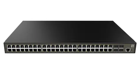 LevelOne GEL-5271 / Switch / 48x Gigabit RJ45 / 2x 1G SFP + 2x 2,5G SFP / Managed L2+ / 19