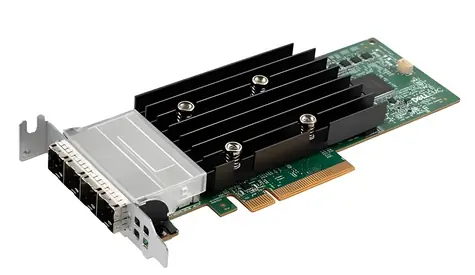 Dell HBA355e / Řadič / SAS 12Gbps / 4x Mini-SAS / PCIe x8 / Low Profile/Full Height